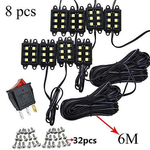 NBWDY LED Truck Bed Light Kit48 White LEDs Pickup Bed Lighting Kit