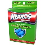 HEAROS Xtreme Protection Series Ear Plugs, Blue, 56 Pair