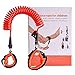 Child Anti Lost Wrist Link Safety Velcro Harness Strap Rope Leash Walking Hand Belt Wristband for Toddlers Babies & Kids (2.5m/98'' Orange)