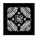 Harley-Davidson Men's Chrome Thorns Bandana, 24 x 24 inch, Black BA17030
