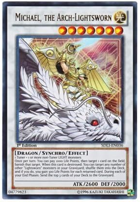Amazon 遊戯王ocg Michael The Arch Lightsworn ライトロード アーク ミカエル ウルトラレア 英語版 Sdli En036 Ur 1st Edition トレカ 通販