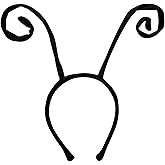 UOUYOO Butterfly Antenna Headband Ladybug Antenna headwear for costumes and accessories for girls and ladies' Halloween parties