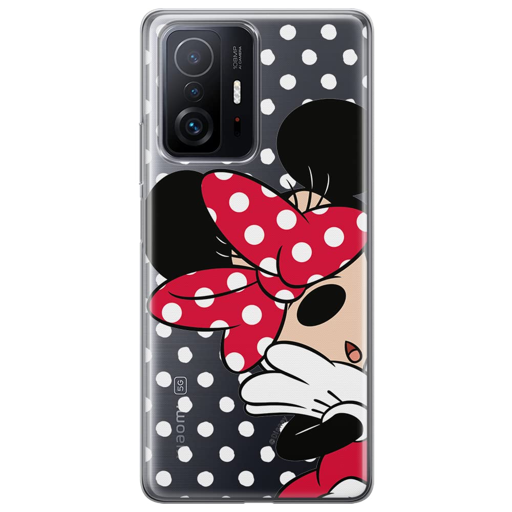ERT GROUP mobile phone case for Xiaomi 11T 5G / 11T PRO 5G original and officially Licensed Disney pattern Minnie 003 optimally adapted to the shape of the mobile phone, partially transparent
