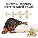 Brazilian Pet 4-5 Inch Premium Dog Bones –Chewing Dog Treat Made with The Best Rawhide 100% Natural, No Additives, Chemicals or Hormones Natural Grass Fed in South America (50 Units)