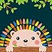 Colour Talk DIY Oil Painting, Paint by Numbers Kits for Kids - Charming Hedgehog 8