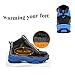 AShion Kids Hiking Shoes Walking Snow Boots Antiskid Steel Buckle Sole Winter Outdoor Climbing Cotton Sneaker