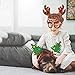 U-Goforst 8 PCS Christmas Holiday Party Fancy Headband Hats Glasses Frames Reindeer Antlers Photo Prop Booth(Christmas A)
