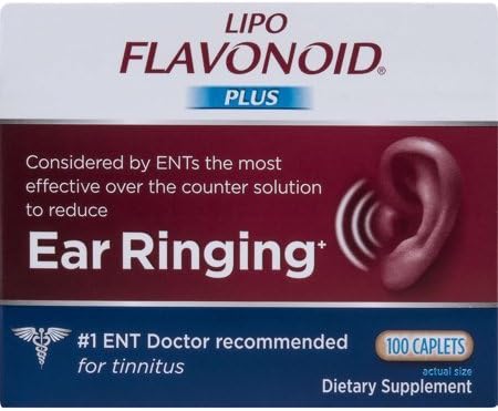 Lipo-Flavonoid Plus Ear Health Supplement, 100 Caplets (Pack of 2) H%T%FG
