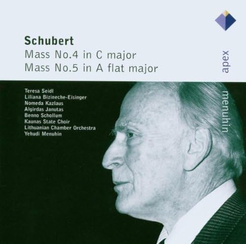 Schubert Masses Nos 4 5 By Kaunas State Choir Of Lithuania 2003 06 23 Kaunas State Choir Of Lithuania Algirdas Janutas Benno Schollum Nomeda Kazlauskaite Liliana Bizineche Eisinger Amazon Ca Music amazon ca