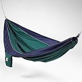 Hammaka Parachute Silk Lightweight Portable Double Hammock In Blue / Green