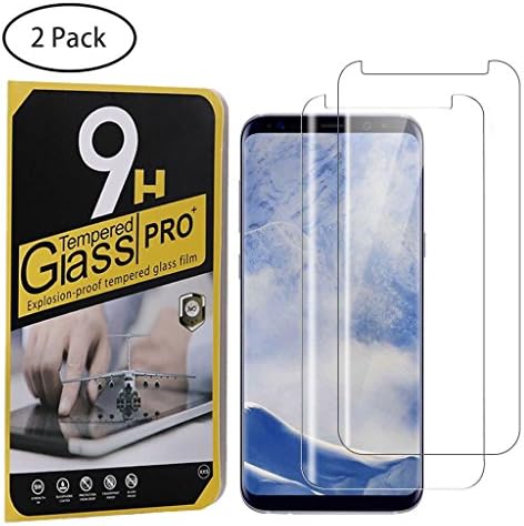 Galaxy S9 Plus Screen Protector[2Pack], YoJiSa Tempered Glass Screen Film, 3D Curve Edge Premium HD with Bubble-Free Anti-Scratch [Case Friendly] Screen Protector for Samsung Galaxy S9+ Plus—Clear