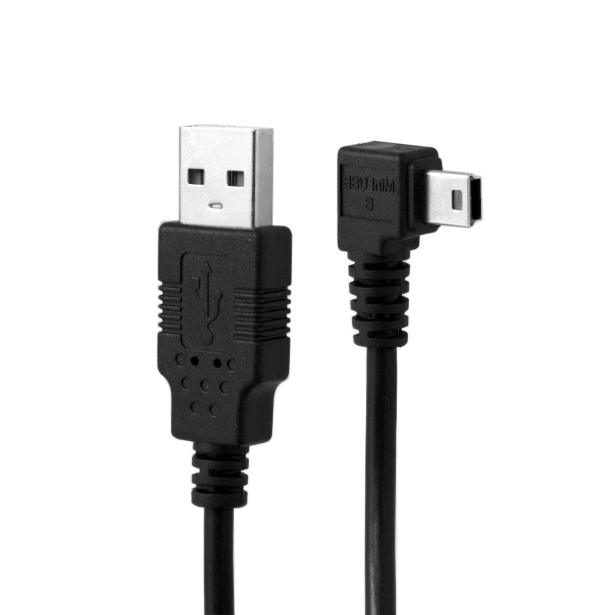 CY Mini USB to USB Cable,USB Type A Male to Mini USB 5Pin Male Right Angled 90 Degree Data Charge Cable 50cm
