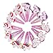 54Pack Rainbow Unicorn Party Supplies,Perfect Unicorn Gifts-Unicorn Necklace Novelty Unicorn Keychain Bulk Unicorn Bracelet Kit Kids Ring Unicorn Hairpin, Unicorn Party Favors for Kids Girls Birthday