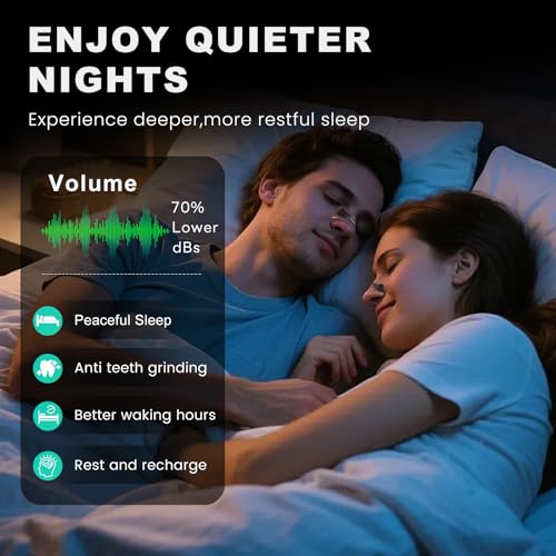 Nozibye Nose Strips Magnetic Nasal Strips for Breathing, Comfortable & Strong Adhesion, for Night Use & Sport (Black, 30 Pairs)