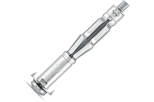 AKKTOL 20pcs M6*65 mm Heavy Duty Zinc Plated Steel Molly Bolts Hollow Wall Anchor