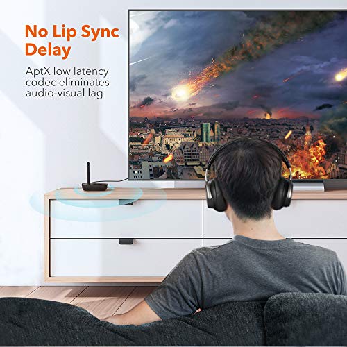 3 TaoTronics+Bluetooth+Transmitter+Receiver+Headphones