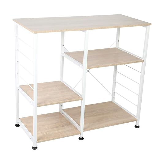 Zerone Estante de Horno Microondas con 4 Estantes, Multi-Función ...