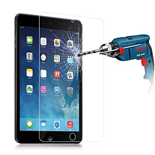 iPad Mini Screen Protector, JETech Premium Tempered Glass Screen Protector Film for Apple iPad Mini 1/2/3 (Not Mini 4) - 0336