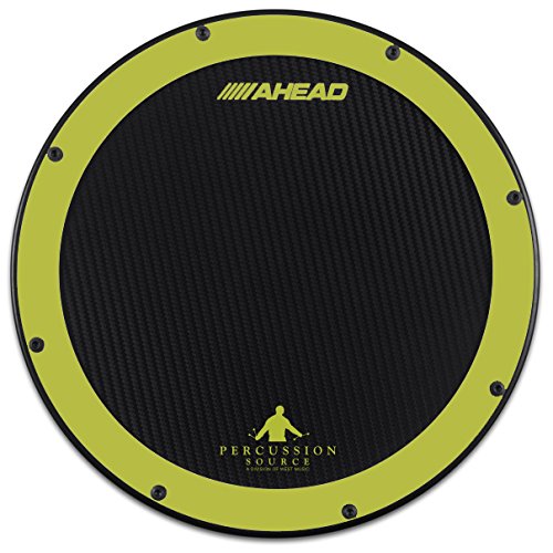 Ahead AHSHPG 14" Green/Black Percussion Source Practice Pad - Thumbnail 2