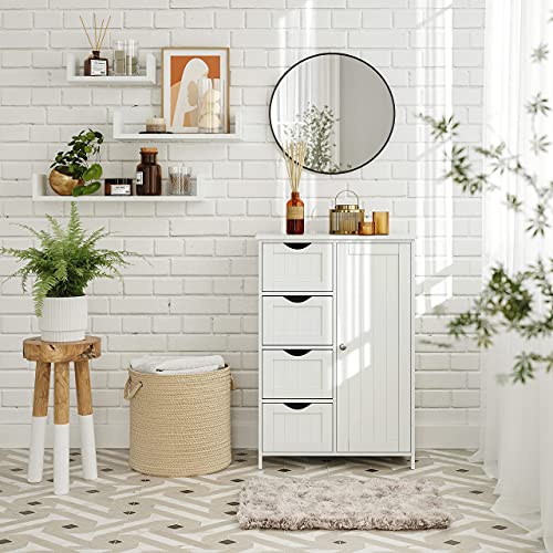 VASAGLE Bathroom Storage Floor with an Adjustable