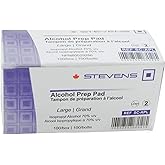 Stevens Alcohol Prep Pad |Sterile|Large-100/box