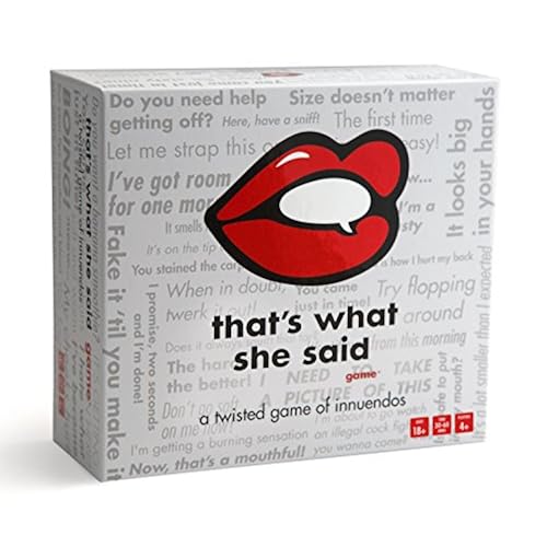 That's What She Said - The Party Game of Twisted Innuendos That's What She Said - The Party Game of Twisted Innuendos