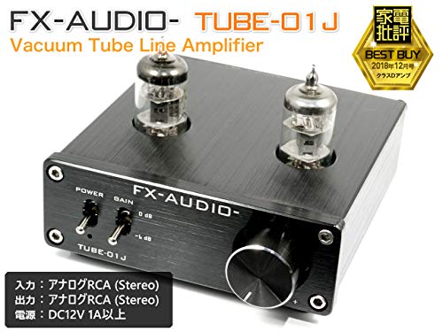 未使用 FX-AUDIO TUBE-01J ab15 Mua FX-AUDIO TUBE-01J Vacuum Tube Preamp (Line Amplifier) NFJ