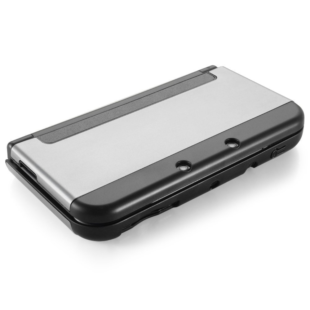 New 3DS XL Case - MIFAVOR Plastic Aluminium Full Body Protective Snap-on Hard Shell Skin Case Cover for New Nintendo 3DS XL 2015 (Silver)