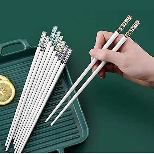 FYLFOTA Reusable Fiberglass Chopsticks Dishwasher Safe, Lightweight