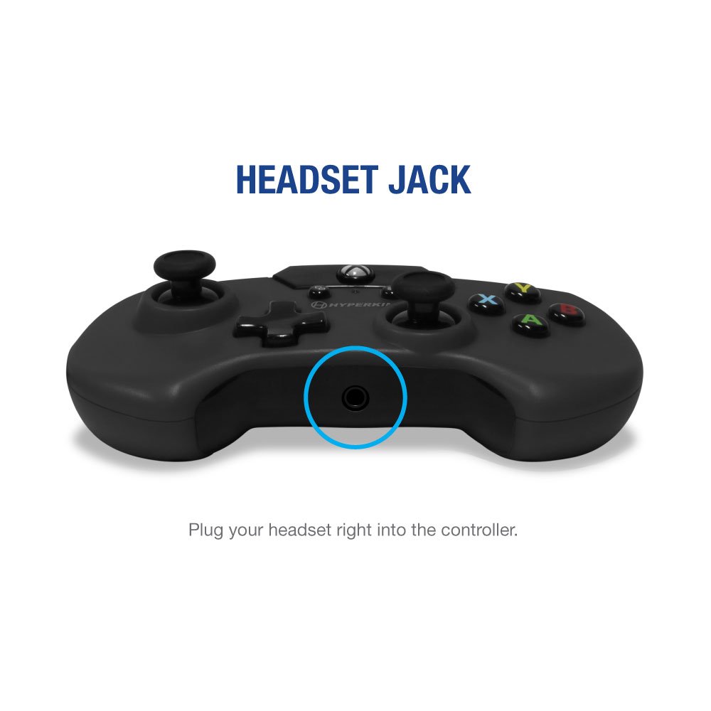Hyperkin X91 Wired Controller for Xbox One/ Windows 10 PC (Black) - Officially Licensed by Xbox: Video Games