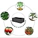 Haoun 5 Pack Fabric Raised Garden Bed,Square Garden Flower Grow Bag Vegetable Planting Bag Planter Pot with Handles for Plants,Flowers,Vegetables - Black