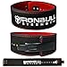 PowerLifting Belt - 13mm Lever Weight Belt - 4-inch Wide - Heavy Duty for Extreme Weight Lifting and Power Lifting (Black/Red, Medium)