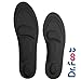 Dr. Foot's Arch Support Insoles, Help Against Plantar Fasciitis, Metatarsal and Heel Pain, Diabetic Anti-Sweat Foam Comfortable Insoles for Shock Absorption(M | 5~9 US Women's, Black)