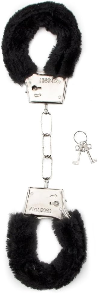 Shots Furry Handcuffs, Black