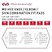McDavid Moisture Wicking HEX Technology Knee Sleeves for Women/Men, Elbows & Shins Protection, Hex Pads