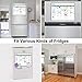 QEARLIZ - Magnetic Dry Erase Calendar for Refrigerator, Monthly Refrigerator Whiteboard Calendar, 3 Colored Magnetic Markers, 1 Eraser with Magnet for A Complete Set