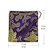 Rantanto Silk Brocade Coin Cash Purse Wallet Jewelry Pouch Bag With Tassel (BGS0001 12 Packs Set)
