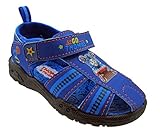 Toddler Boys Thomas the Train Blue Closed-Toe Sport Sandals with Velcro (8 M US Toddler)