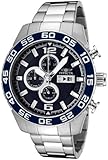 Invicta Men's 1013 II Collection Stainless Steel Dark Blue Dial Watch