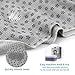 GalSports Non Slip Hot Yoga Towel, Skidless Waffle Texture, 100% Absorbent Odorless Microfiber, Standard Sized 24 inch x 72 inch Mat Towel, Ideal for Hot Yoga, Bikram, Pilates (Gray)thumb 3