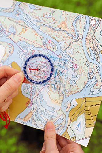 Boy Scout Compass Hiking - Hiking Compass Waterproof Lightweight - Orienteering Compass Kids Navigation Map - Cub Scout Compass Boy Scout Survival Kit - Kids Compass Backpacking Camping Wilderness - Thumbnail 5