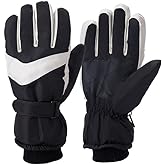 OVOY Cold-Weather Ski-Gloves for Men Winter Thermal Touchscreen Snowboard Gloves Outdoor