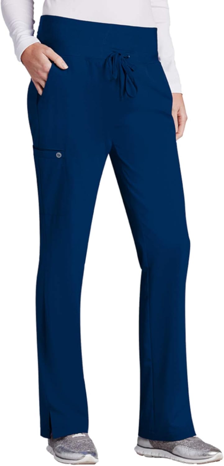 BARCO ONE 4-Pocket Cargo Track Pant for Women– Straight Leg Medical Scrub Pant: Clothing