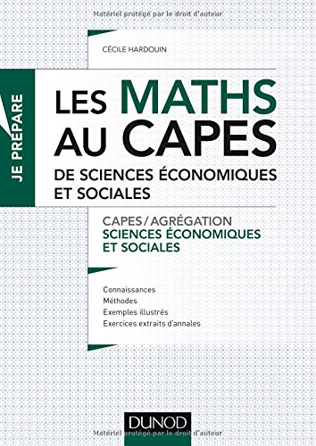 Les  maths au CAPES de sciences économiques et sociales
