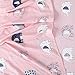 Designthology 100% Cotton Muslin 3-Piece Fitted Sheet and Pillowcase Toddler Sheet Set, Pink Elephant Cute Prints - Soft Breathable Toddler Bedding Set, Tailored for Boys and Girls