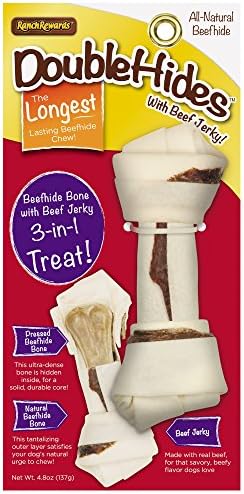 Ranch Rewards Double Hides Beef Jerky Hide Chew Toy