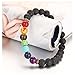 Lava Rock Stone Beads Stretch Women Bracelet Chakra Healing Balancing Natural Gemstone Men Bracelet