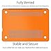 UESWILL Smooth Soft-Touch Matte Hard Shell Case Cover Compatible with MacBook Pro 13 inch with CD-ROM (Non-Retina) (Model A1278) + Microfibre Cleaning Cloth, Orange