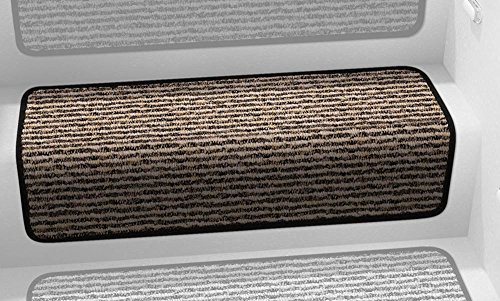 Prest-O-Fit 5-0073 Decorian Step Huggers For RV Stairs Peppercorn Black 13.5 In. x 23.5 In.