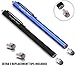 Bargains Depot [0.3-inch Hybrid Tip Series] 2Pcs Micro-Fiber Tip Stylus 5.5